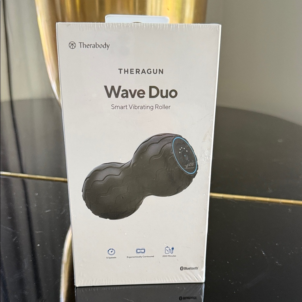 New Price!Unopened Theragun Wave Duo Smart Vibrating Roller.Still in sealed box!